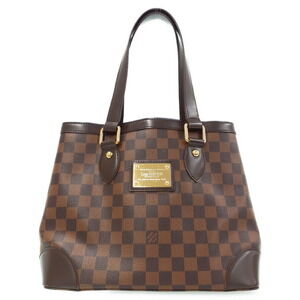 Louis Vuitton Damier Ebene Brown Hampstead Tote Bag
